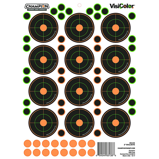 CHAMP 2BULLS EYE 5PK W/60 PASTORS - Hunting Accessories